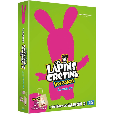 Coffret Intégrale Lapins Crétins Saison 2 avec Cadeau Exclusif