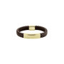 Bracelet en Cuir Marron pour Homme BOSS Collection LANDER