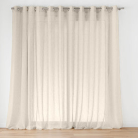 Voilage XXL à Oeillets en Lin - Douceur d'Intérieur (400 x 240 cm)