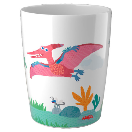 Gobelet Dino HABA pour Enfants - Mélamine Colorée et Robuste