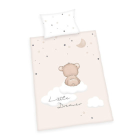 Parure de Lit Little Dreamer en Coton - Housse de Couette et Taie de Coussin