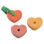Pierre Salée en Forme de Cœur pour Rongeurs - Lot de 3