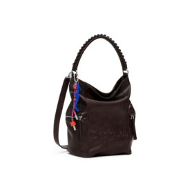 Sac à dos Desigual Arica Half Logo en Chocolat pour Loisirs