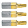 Jeu de 3 Embouts de Vissage Max Grip Bosch pour Vis Torx T10