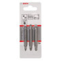 Lot de 3 Embouts de Tournevis Doubles Bosch - 60mm, S2, PZ1/PZ2/PZ3