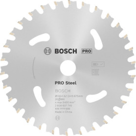 Lame de Scie Circulaire Bosch PRO Steel pour Acier - 136 mm, 30 Dents