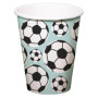 Gobelets en carton Fantastic Football - Lot de 8 - 250 ml - Décoration anniversaire