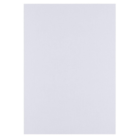 Papier Cartonné en Lin A4 Blanc - 100 Feuilles pour Loisirs Créatifs