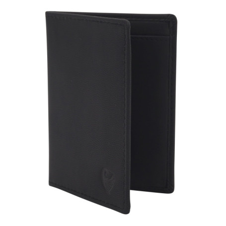 Portefeuille en cuir noir GERMANUS pour carte grise et cartes de crédit