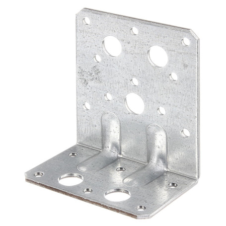 Équerre Renforcée Galvanisée Alberts 50 x 90 x 80 mm pour Charges Lourdes