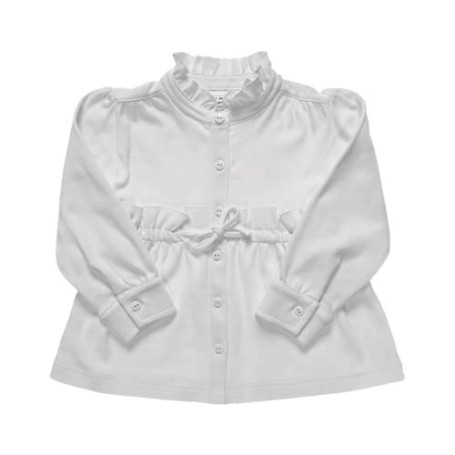 Blouse Blanche Écologique pour Bébé Fille - Eco by Naty