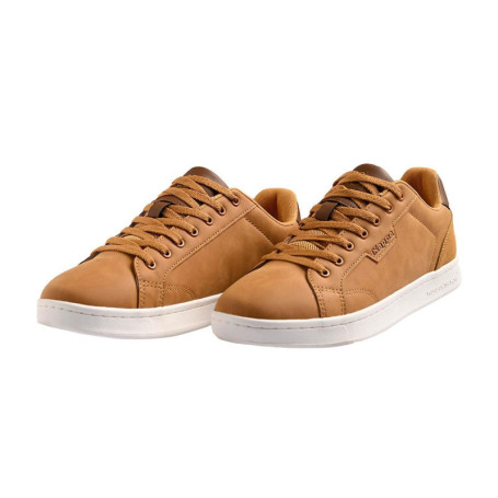 Baskets Kappa Tango Camel pour Homme - Style Rétro Sportif - Taille 44