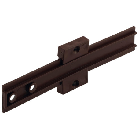 Glissière de Porte Réfrigérateur Encastrable en Plastique Marron