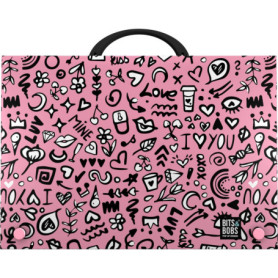 Mallette scolaire Grafoplás I Love You - Porte-documents léger en polypropylène