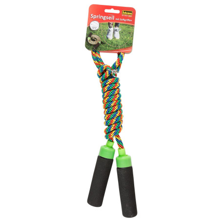 Corde à Sauter Idena pour Enfants avec Poignées Souples - 2,3 m