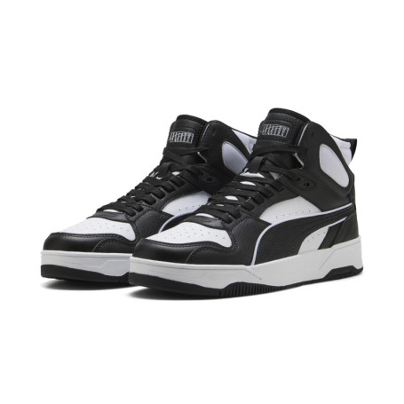 Baskets Unisexes PUMA RBD Break Mid - Blanc et Noir - Taille 41 EU