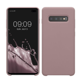 Housse de Protection Souple kwmobile pour Samsung Galaxy S10 Plus - Nude Lilac