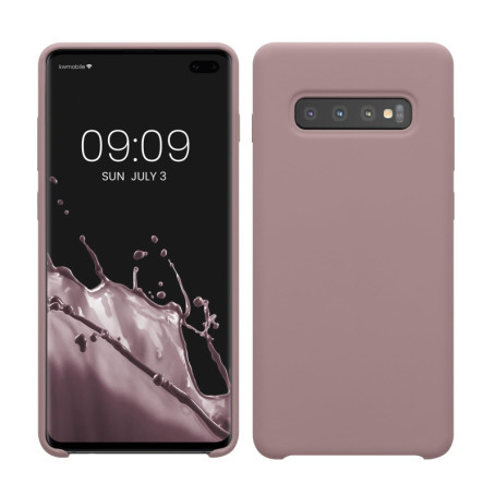 Housse de Protection Souple kwmobile pour Samsung Galaxy S10 Plus - Nude Lilac