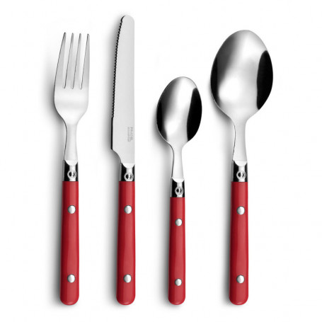 Ensemble de Couverts Amefa Saxo Métal Bicolore 16 Pièces (25 cm) 22,99 €