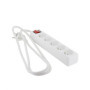 Multiprise 5 Prises 16A avec Interrupteur - 1,5 m - Blanc - Chacon