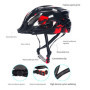 Casque de Vélo Unisexe Qeunrtiy Rouge - Ajustement Parfait 57-63 cm