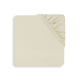 Drap-Housse en Jersey Ivoire 60 x 120 cm pour Lit Bébé
