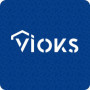 Poignée de porte VIOKS pour machine à laver Beko - Accessoire de rechange