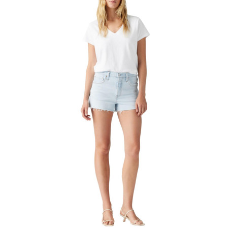 Short 501 Original Femme Levi's à Pois Blanc