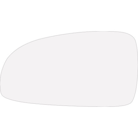 Verre de Rétroviseur Extérieur Gauche Taros Trade pour Daewoo et Chevrolet