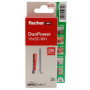 Chevilles murales Duopower 10 x 50 fischer - Fixation polyvalente pour vélos et meubles