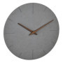 Horloge Murale Moderne TFA Dostmann en Béton Gris - Silencieuse et Élégante