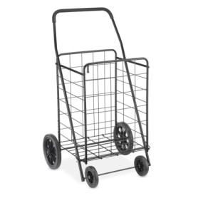Chariot Utilitaire Roulant Deluxe Whitmor - Noir XL