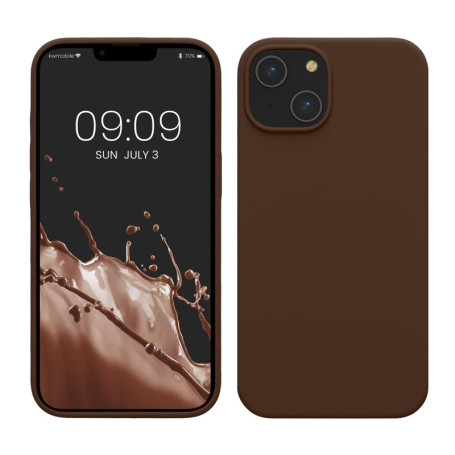 Coque Antidérapante Chocolat pour Apple iPhone 14 - kwmobile