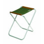 Tabouret Pliable Robuste Marron et Vert - Charge 90 kg