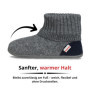 Chaussons en Laine Giesswein Kramsach Kids Gris pour Enfants