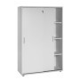 Armoire de Classement Manni en Gris Clair - Möbelpartner