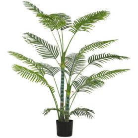 Palmier Artificiel HOMCOM 170 cm avec Pot - Plante Décorative Intérieure