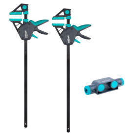 Set de Serre-Joints à Une Main XL PRO ERGO - 3 Pièces avec Force de Serrage 150 kg