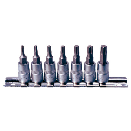 Jeu de douilles Torx 1/4" - 7 pièces KS Tools