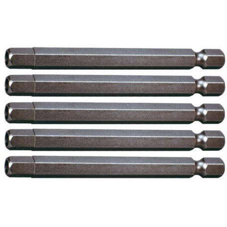 Boîte de 5 Embouts de Vissage KS Tools - 6 Pans Percés en Acier Spécial