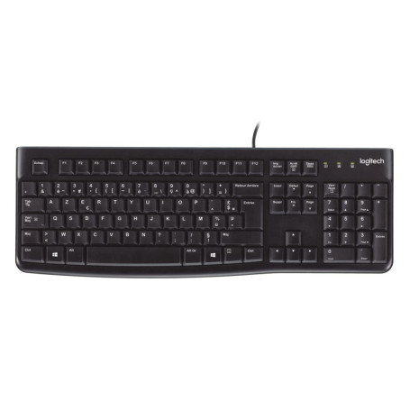 Clavier Logitech K120 Silencieux et Étanche - QWERTZ Allemand