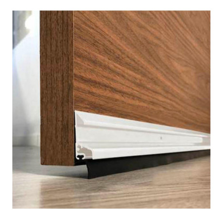 Déflecteur en Aluminium Blanc 1m pour Porte