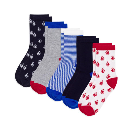 Chaussettes Multicolores Hautes pour Enfants - Petit Bateau