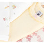 Lot de 3 bodies fleuris en coton pour bébé - Petit Bateau
