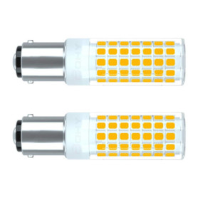 Ampoule LED BQHY BA15D 6W Blanc Froid - Remplace 75W Halogène (Pack de 2)