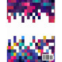 Cahier Pixel Art Grand Format - 120 Pages Quadrillées pour Dessin et Notes