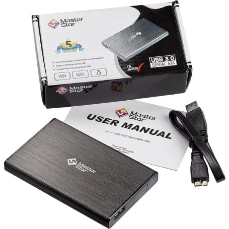 Disque Dur Externe Ultra-Rapide 500 Go Peak Health - USB 3.0 Portable