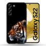 Coque TPU Multicolore pour Samsung Galaxy S22 - Tigre Noir