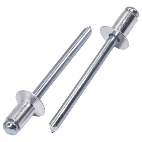 Pack de 600 Rivets Aveugles en Aluminium à Tête Fraisée 4,8 x 8 mm - SKIR'CO