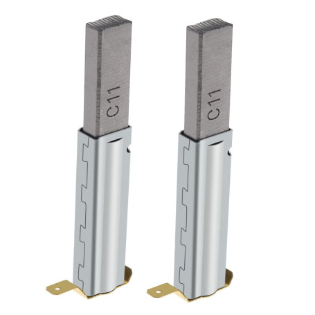 ECSiNG Balais de Carbone pour Aspirateurs Industriels - 2 Paires